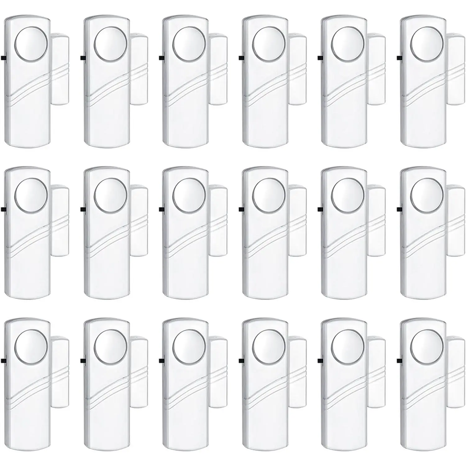 Door Window , 90DB Door Alarms for  Safety, Door Window Burglar , Window Pool Alarms for , Apartments, Offices, Hotel Rooms (18 Pack)