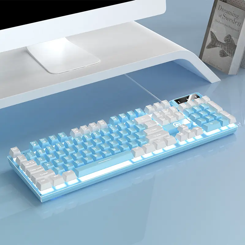 Wired  Keyboard with Numpad, Low Profile Compact Keypad, PC  Accessory for Laptops/PCs Desktops Office Use custom mechanical game window rapid fire key backlit