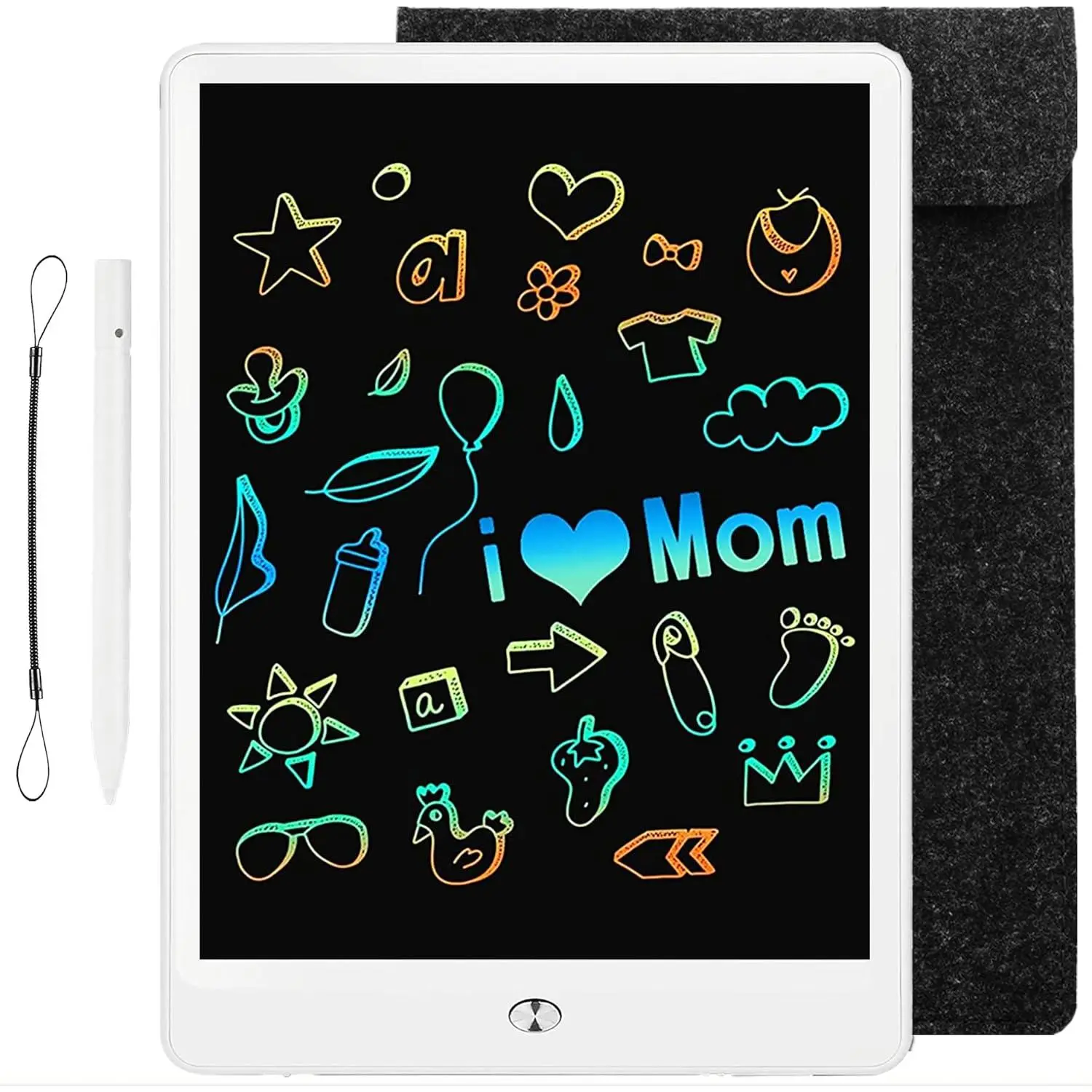 LCD Drawing Pad 10Inch  Kids with Bag,Digital Notebook & Notepad  Adult,Scribbler Board Note Book and Note pad,Colorful Writing Tablet  Boy Girl at Home,School and Office New model
