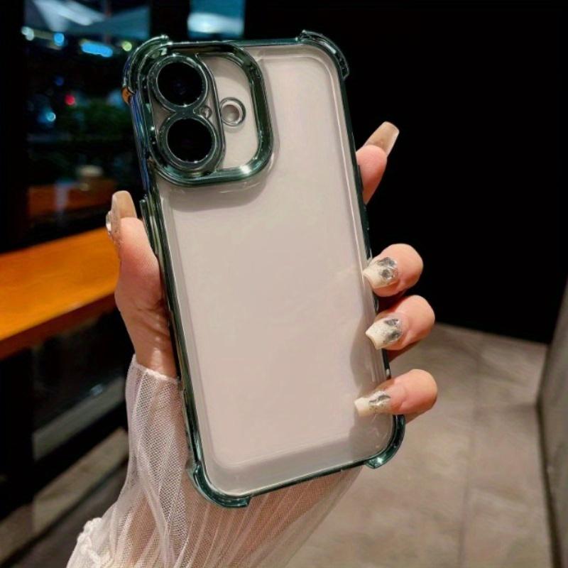 Electroplated Frame with Reinforced Corners for Impact Resistance Shockproof Case Compatible with iPhone 11 12 13 14 15 16 17 Plus Pro Max and 17 Air Premium Stylish Highquality