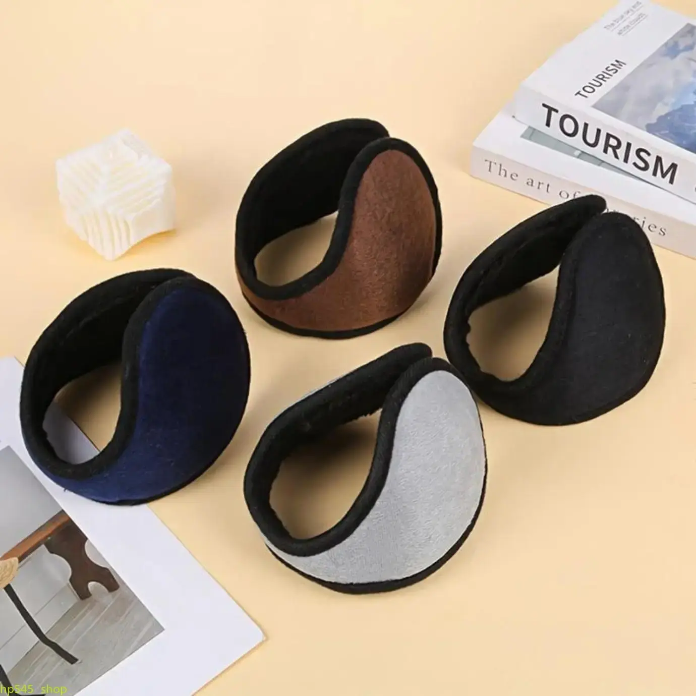 4 Pack Unisex Adjustable Over-The-Ear Fleece Earmuffs, Soft Plush Lining Ear Warmers, Comfortable Snug Fit, Hand Washable & Durable Ear Protectors For Cold Weather, Travel And All Kinds Of Outdoor Activities homedecor