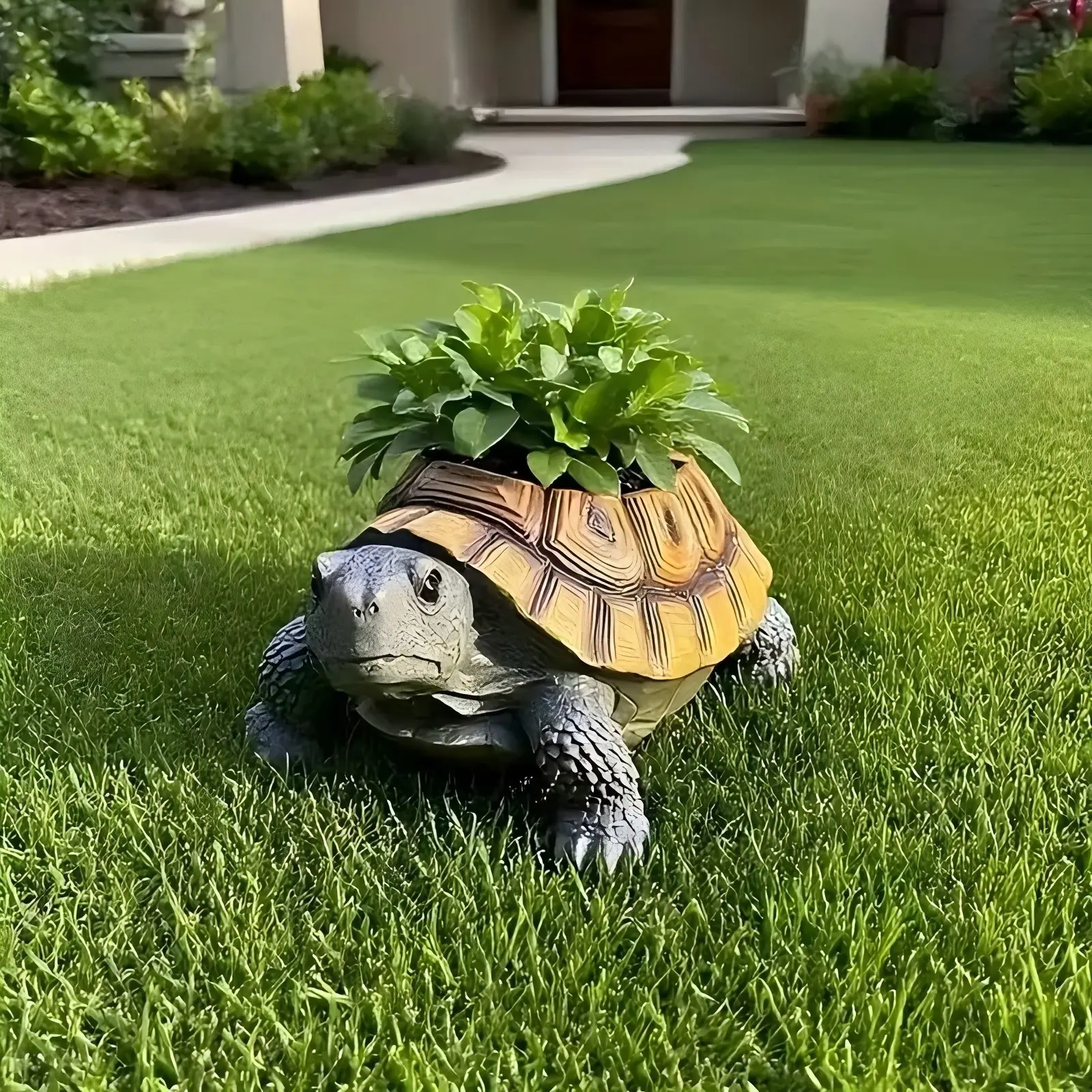 Realistic Turtle Vase Ornament, Outdoor Animal Decor for Garden Pond Fish Tank, Aquarium Decor, Handicraft Gift Item, Elegant Home Decoration