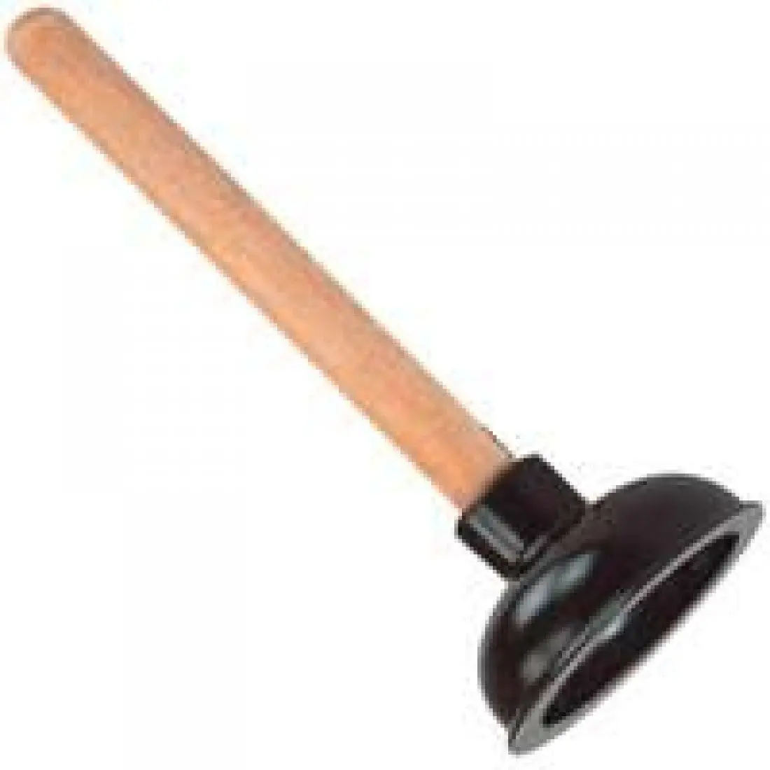 8317-B Drain Plunger, 4", Black