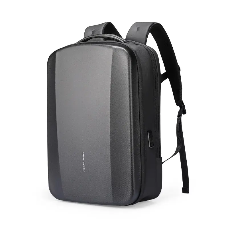 Marco Leiden Hard Shell Backpack Men's Premium Sense Laptop Bag USB Charging Business Backpack