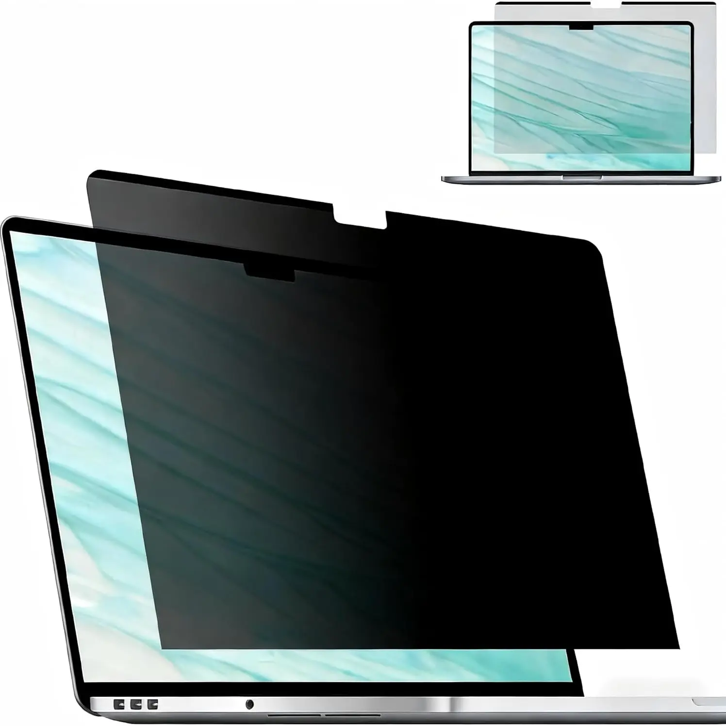 Magnetic Privacy Screen for MacBook Air 13.6/13 Inch (2022-2026, M2, M3, M4, M5), Removable Matte Laptop Privacy Screen Anti Glare Blue Light Filter