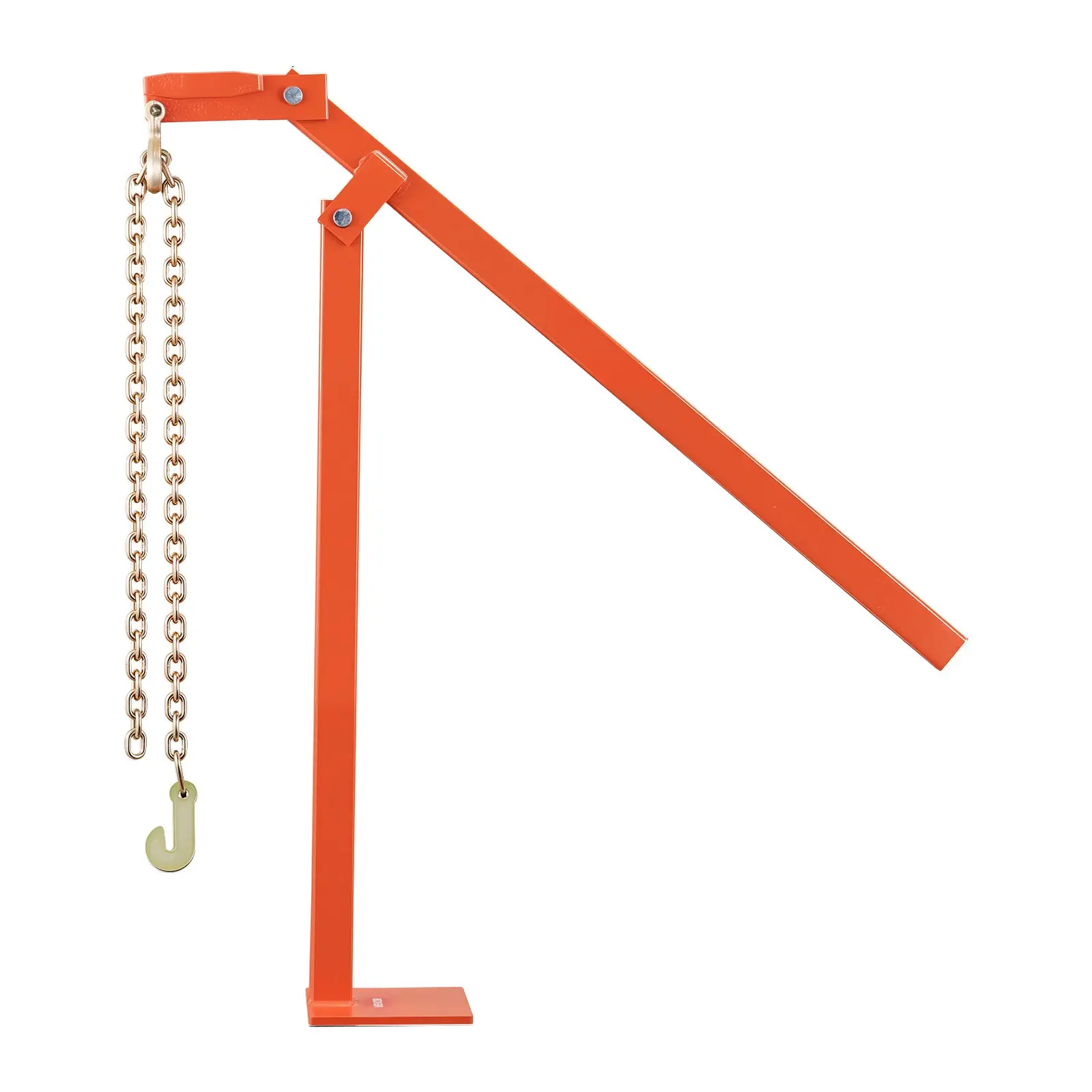 32 in T Post Puller, Heavy Duty Fence Post Puller with 43 in Lifting Chain, Rust-Resistant Steel, Labor-Saving T-Post Remover Tool for Round Fence Posts, Sign Posts Tree Stumps