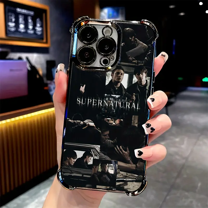 Supernatural SPN Dean And Sam Phone Case Compatible with for iPhone 17 Air 16 15 14 13 12 11 Pro Max Plus , Shockproof Transparent Soft Back Cover.