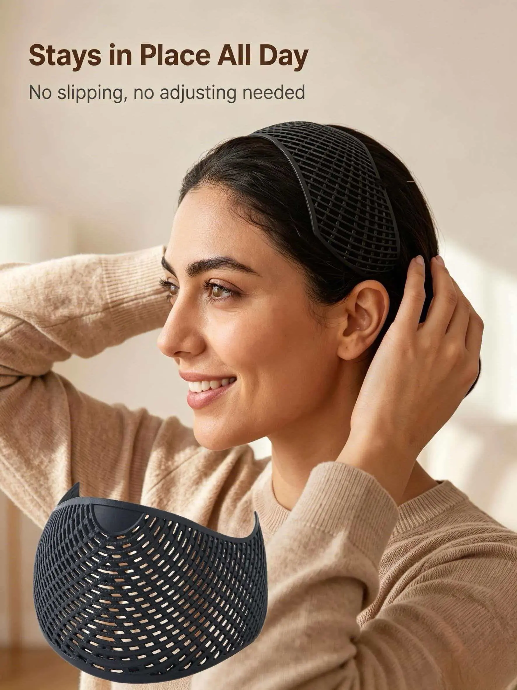 Non-Slip Hairband, Breathable Lightweight Headband, Comfortable Daily Use, Secure Fit Hair Accessory, Ideal for Everyday Wear, Non Slip Headbands