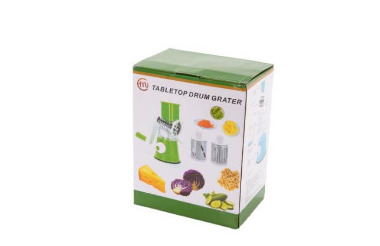 Premium Kitchen Multi-Functional Roller Vegetable Slicer Hand-Cranked Shredder and Grater for Potatoes and Cheese, Household Kitchen Tool