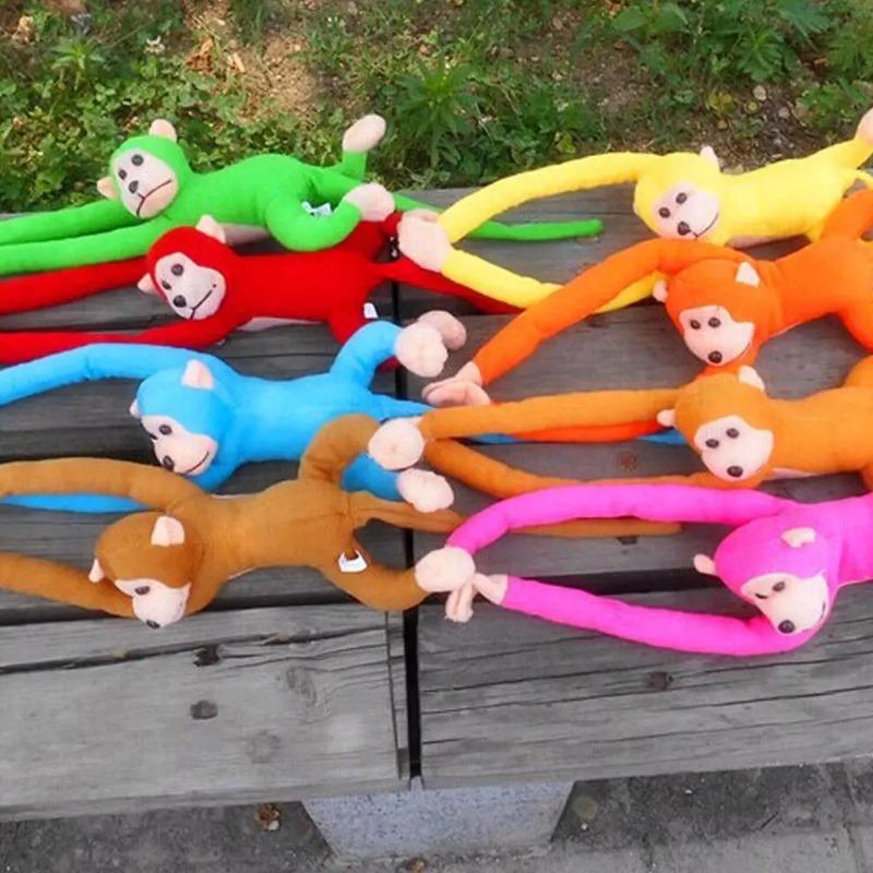Cute Monkey Plush Doll 6-Color Soft Plush Toy Home Decoration Gift 60cm