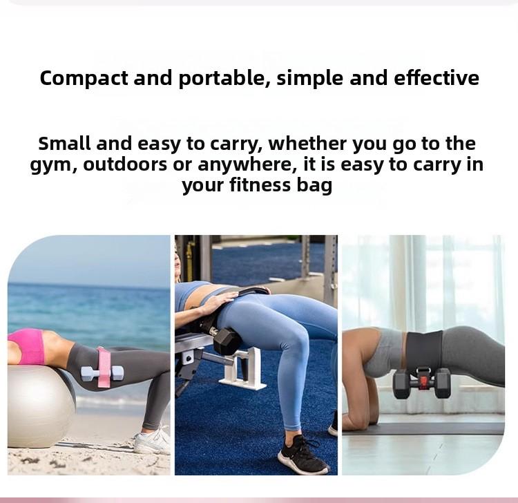 Yoga Exercise Hip Bridge Support Belt with Weighted Waist Strap for Glute Training Core Strength Building and Back Pain Relief Non Slip Adjustable Fitness Belt for Home Gym Workout and Yoga Practice