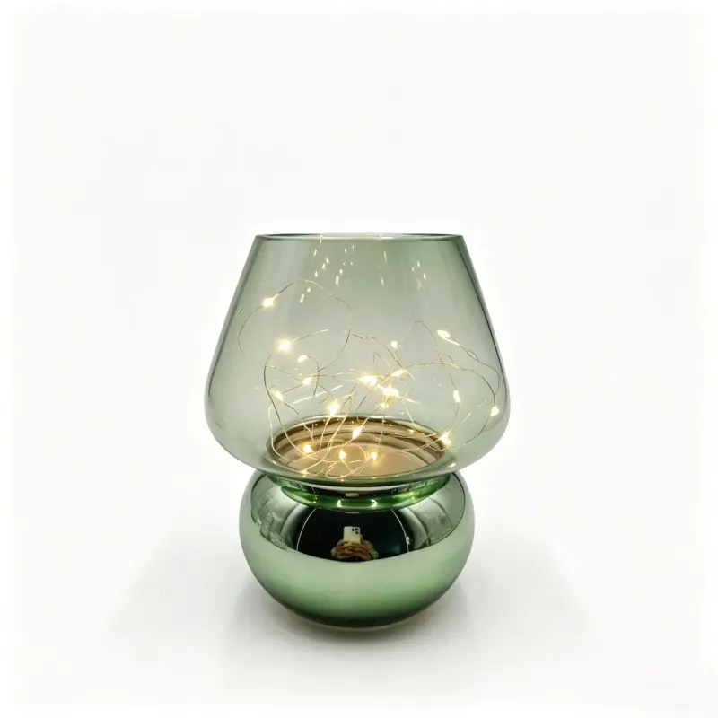 Battery-Operated Glass Mushroom Light (Batteries Not Included) - Soft Eye-Friendly Glow, Ideal for Bedrooms & Nurseries, Perfect Gift for Christmas, Thanksgiving, Birthdays (Toys & Hobbies Educational Science Tech Toy)