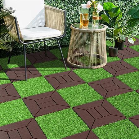 New 12 inch balcony deck tiles, DIY interlocking deck floor tiles, indoor and outdoor floor tiles, easy to install patio tiles, suitable for poolside balcony, backyard, 44 pieces brown New 12 inch balcony deck tiles, DIY interlocking deck floor tiles, indoor and outdoor floor tiles, easy to install patio tiles, suitable for poolside balcony, backyard, 44 pieces brown