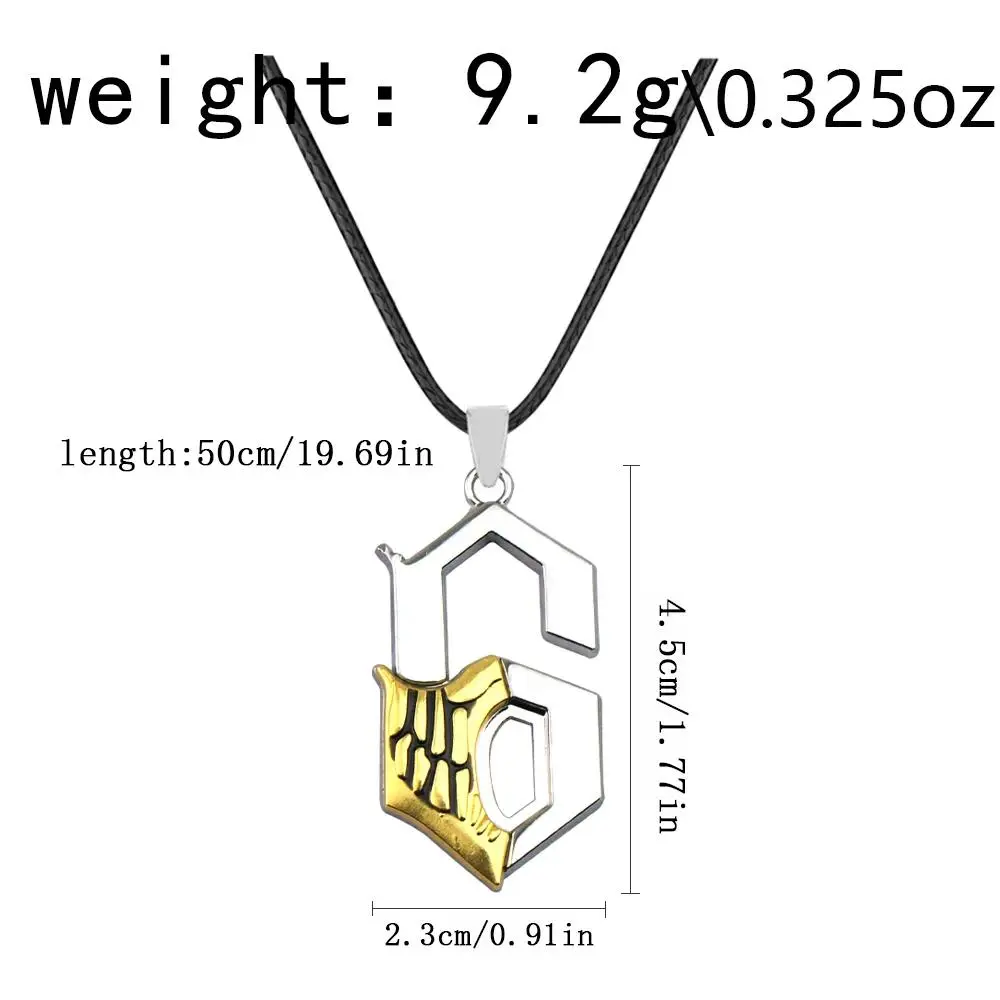Hot Anime Bleach Necklaces Cosplay Props Kurosaki Ichigo Pendant Necklace For Men Cosplay Charm Choker Jewelry Gifts