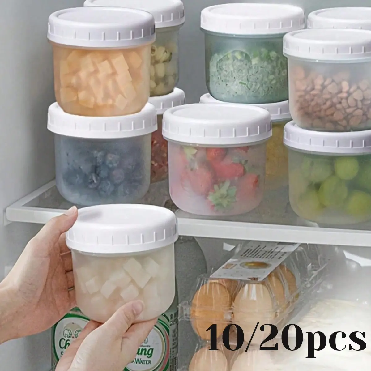 Reusable Lunch Bowls with Lids, 200ML Capacity, Microwave & Dishwasher Safe, Ideal for Yogurt, Overnight Oats, Food Storage, Breakfast Cups