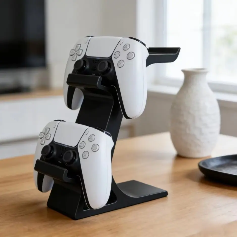 3D Printed Game Controller Earphone Stand, Universal Vertical Gaming Holder, Compatible with Ps4/ps5/xbox, Ideal for Back-To-School Season