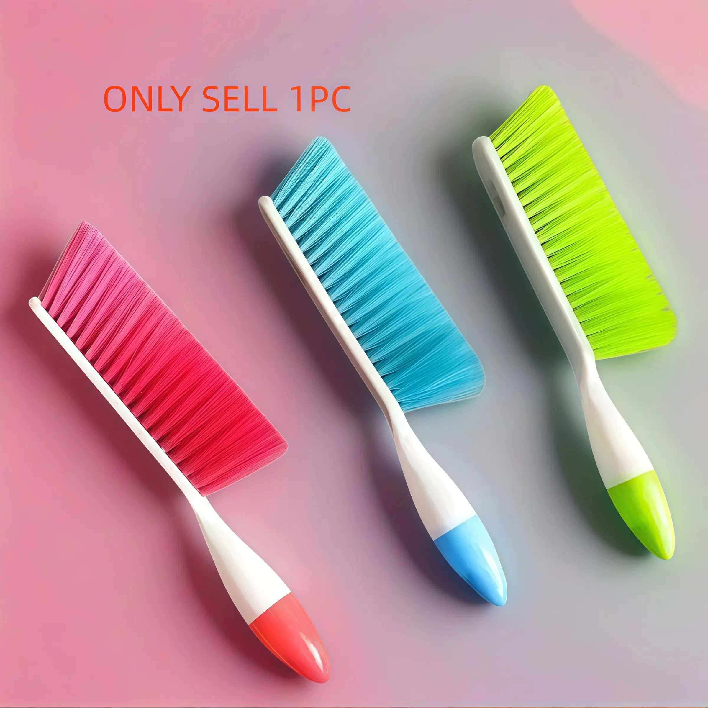 Multifunctional Home Cleaning Brush Set, Soft Bristle Handheld Brushes for Beds Sofas Carpets Furniture, Durable, Versatile & Efficient Design, Handle, Versatile Cleaning Tool, Cleaning Supplies