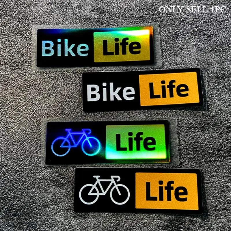 Street Style Bike Sticker, Adhesive Trendy Bike Life Decal for Bicycle or Backpack, Cool and Vibrant Design for Cycling Enthusiasts
