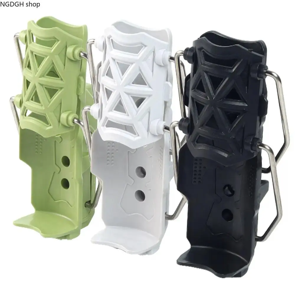 Motorcycle Water Bottle Holder, Adjustable Stainless Steel Spring-Style Mount for ATVs, Expandable & Shockproof Long Ride Accessories, Motorcycle Accessories, Drink Holder, Commute, Motorcycle Car Accessories, Tools And Gadgets