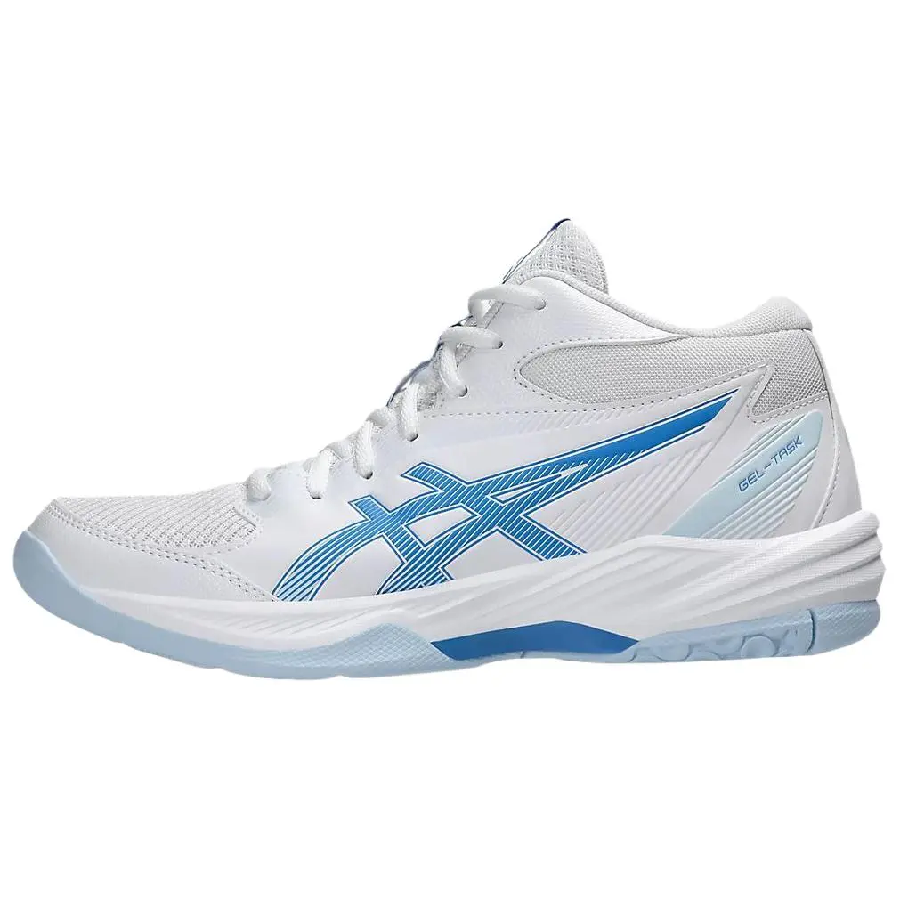 ASICS Gel-Task 4 Mt Soft Comfortable Durable High-Top Volleyball Shoes 1072A105-102, High Top Fit