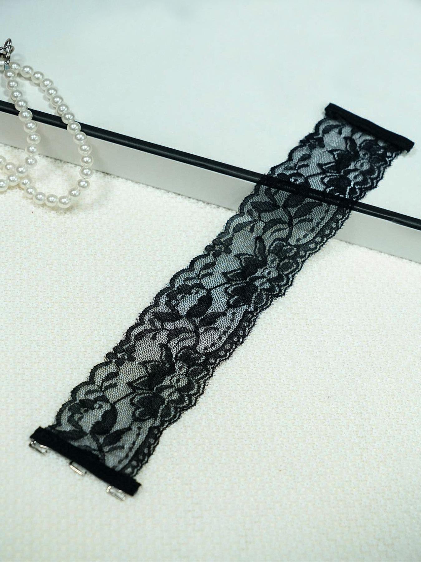 Women's Sheer Sleeveless Lingerie Set, Underwear, Contrast Lace Design, Slim Fit, Soft Lightweight Fabric, All-Season Wear, Romantic Gift