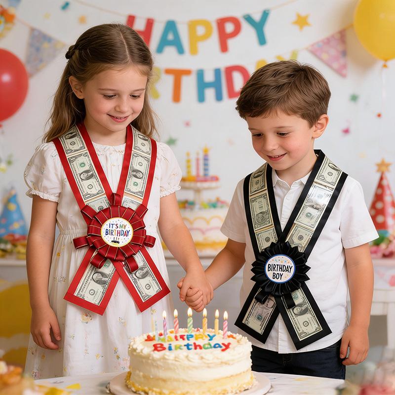Graduation Birthday Holiday Celebration Garland Ribbon Handmade DIY Ribbon