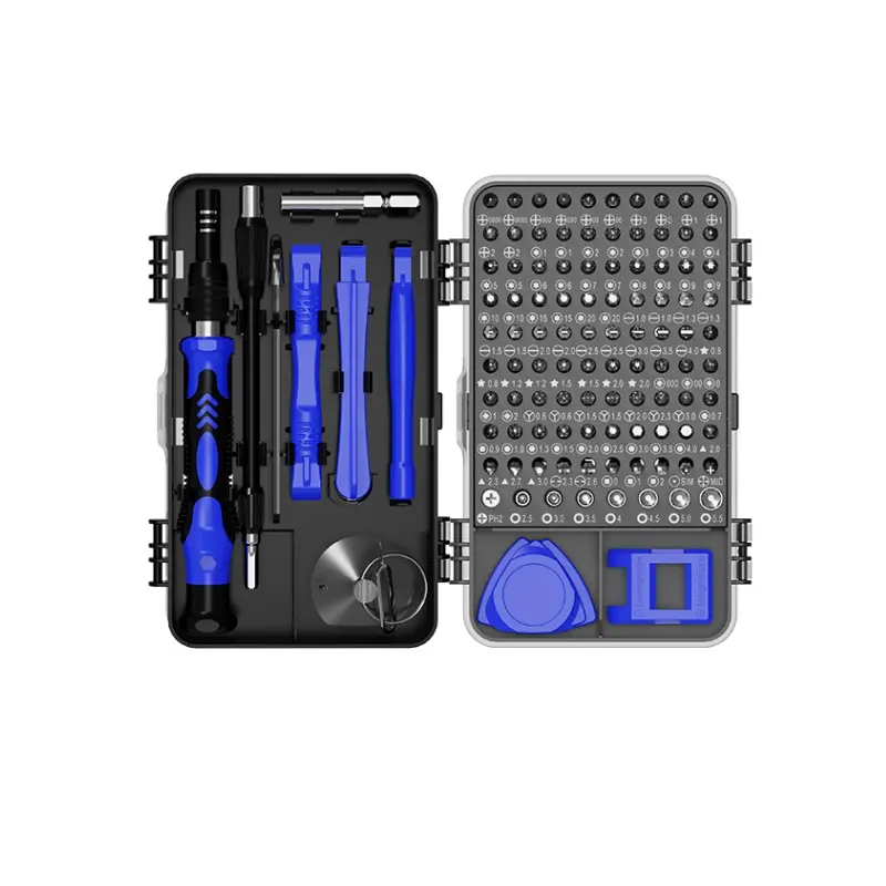 117 In 1 Precision Screwdriver Set, 1 Set Electronics Magnetic Repair Tool with Case, Multifunctional Repair Tool Kit for Game Console, Watch, Glasses