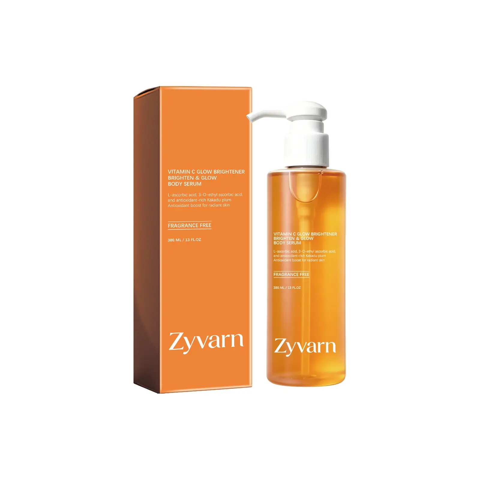 Brightening Body Oil with Turmeric Grapeseed Oil & Vitamin C for Dark Spots Hyperpigmentation 13FL.OZ, Nourishing Care
