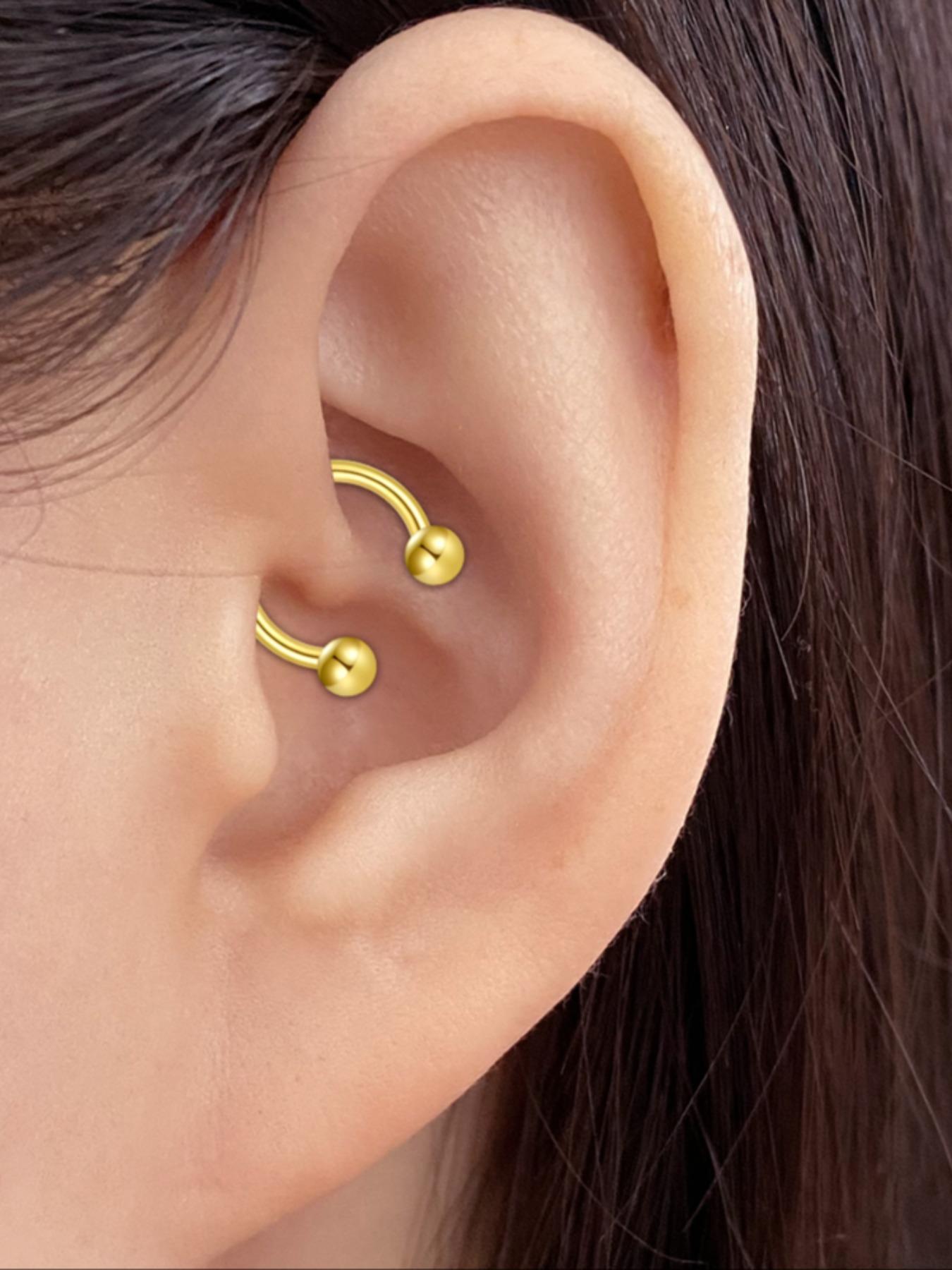 8pcs Classic Fashionable Stainless Steel Circular Horseshoe U-shaped Nose Ring, Septum Ring, Cartilage Earring, Lip Ring, Eyebrow Ring, Inner Diameter 6mm, 8mm, 10mm, 12mm, Fashion Body Jewelry 8pcs Classic Fashionable Stainless Steel Circular Horseshoe U-shaped Nose Ring, Septum Ring, Cartilage Earring, Lip Ring, Eyebrow Ring, Inner Diameter 6mm, 8mm, 10mm, 12mm, Fashion Body Jewelry