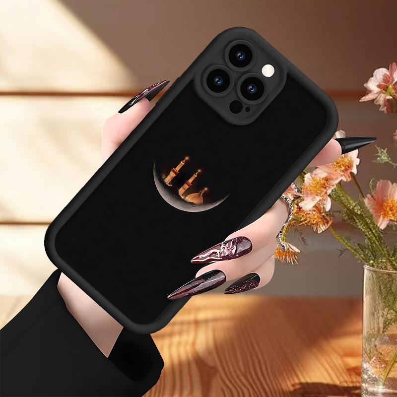 Protect Your Phone Soft Phone Case Simple with Ramadan Pattern UV Printing Matte Phone Cover 360 Degree Full Protection for Apple for iPhone 17 E Air Pro ProMax iPhone16 15 14 Plus 13 12 Mini 11 X XS XR for Smartphone Best Gift Birthday Girl Boy