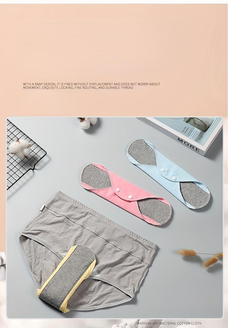 4pcs Waterproof Incontinence Pads – Leak-Proof & Washable, Featuring Graphene Aseptic Technology for Elderly Care & Maximum Comfort