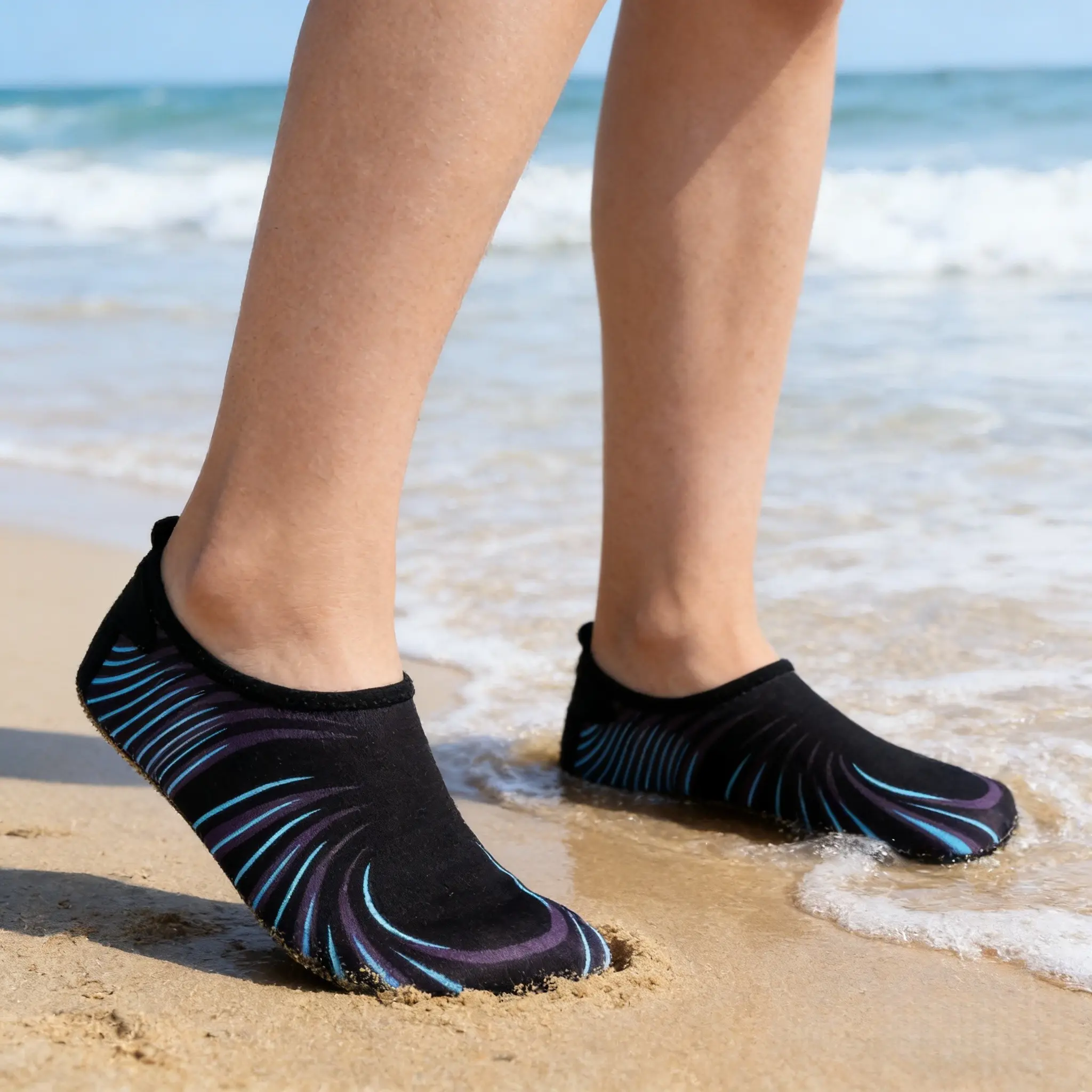 Unisex Breathable Anti-Slip Versatile Diving Socks, Suitable for Snorkeling and Swimming, Soft Shoes for Barefoot Running and Yoga Activities
