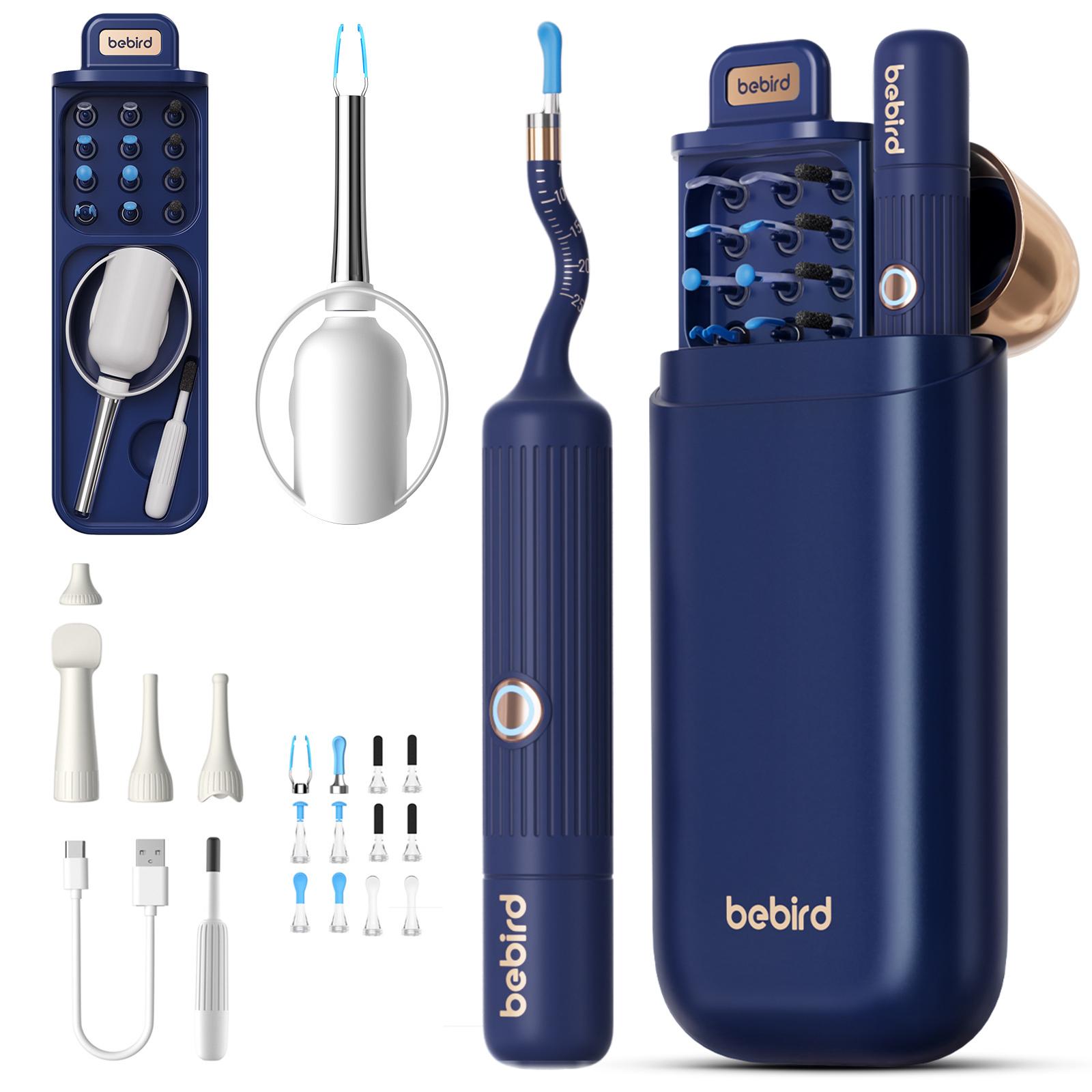 Smart Ear Cleaning Tool, 1 Box Ear Wax Removal Tool with 12pcs Tip, Portable Ear Wax Cleaner, Ear Wax Cleaning Kit, Ear Waxing Cleaning