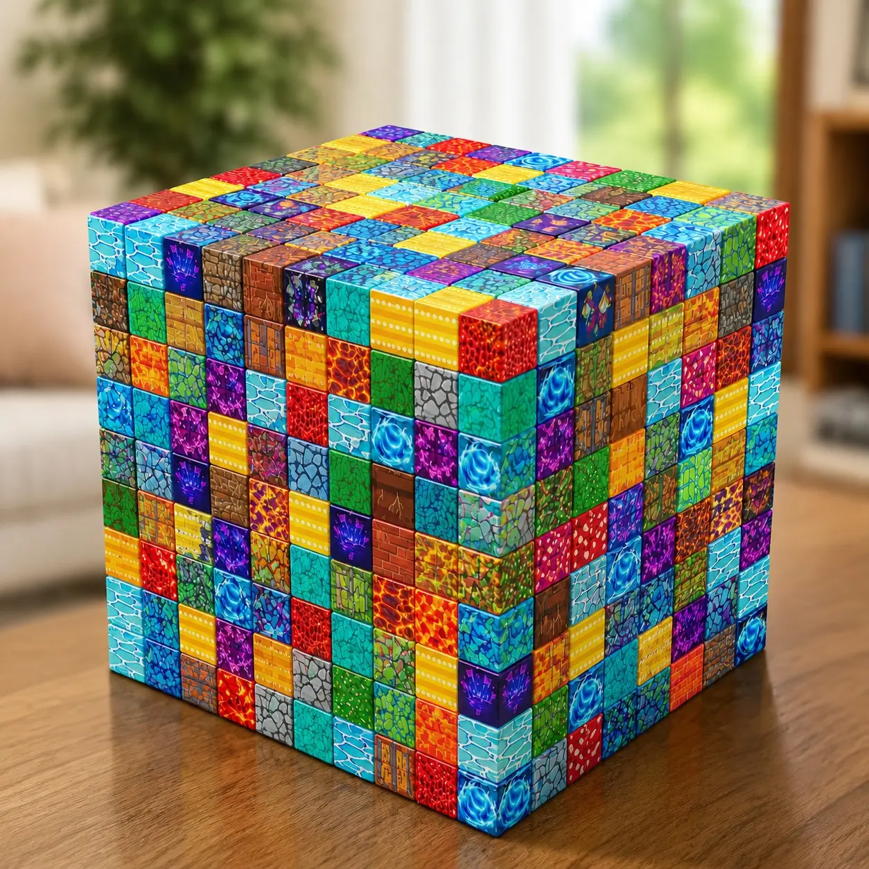 100/200/300/500PCS Magnetic Blocks for Kids, Magnetic Building Cubes Construction Set, Strong Magnets Creative Building Toys, STEM Montessori Sensory Stacking Blocks, DIY Educational Learning Toys, Birthday Christmas Gifts for Boys and Girls Ages 3+