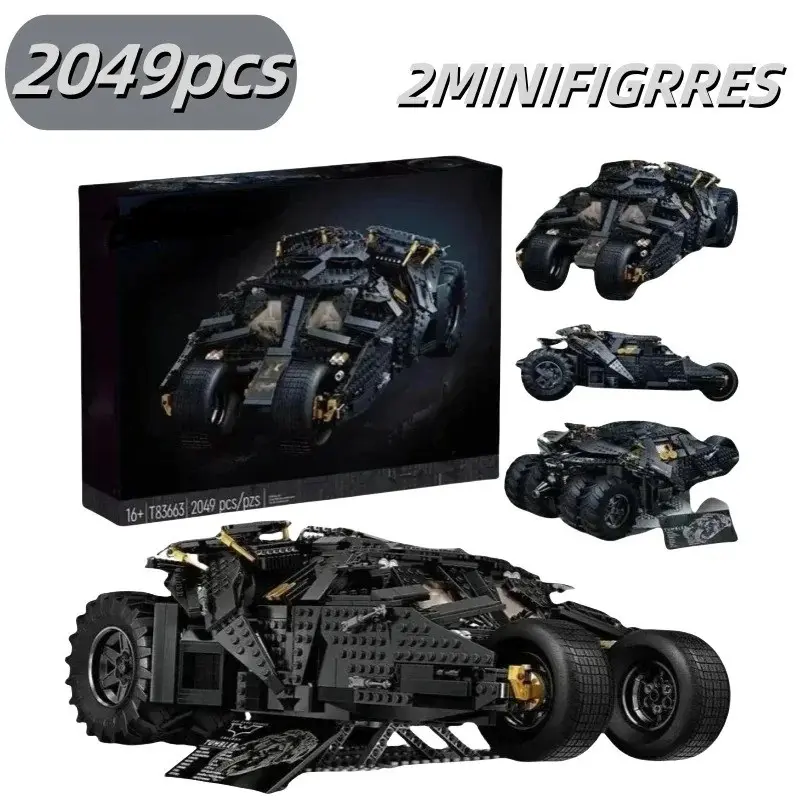 2026 New Classic Movie Series 2049pcs War Vehicle Model Building Blocks Set, High Ratio Replica Toy, Handmade Gift for Kids, Includes Paper Manual