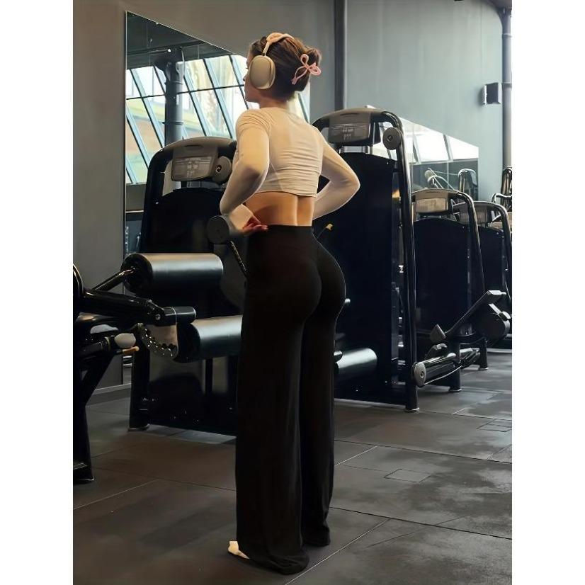 2026 Spring Sports Must-Have!Women'S Wide-Leg Yoga Pants Set (2Pcs)| Comfortable And Versatile, Suitable For Outdoor Yoga, Fitness, And Leisure Travel| A Stylish And Casual Sports Essential. 2026 Spring Sports Must-Have!Women'S Wide-Leg Yoga Pants Set (2Pcs)| Comfortable And Versatile, Suitable For Outdoor Yoga, Fitness, And Leisure Travel| A Stylish And Casual Sports Essential.