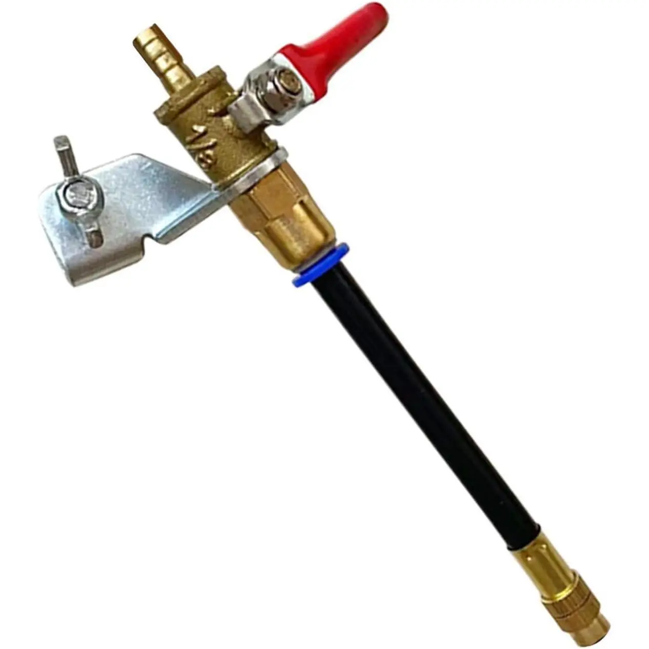 GJANSH Angle Grinder Dust Remover Water Sprayer, 3.9" (10cm) Aluminum & Brass Misting Attachment, Dual-Mode Adjustable Water Feed for Cutting Tile, Concrete, Marble & Stone