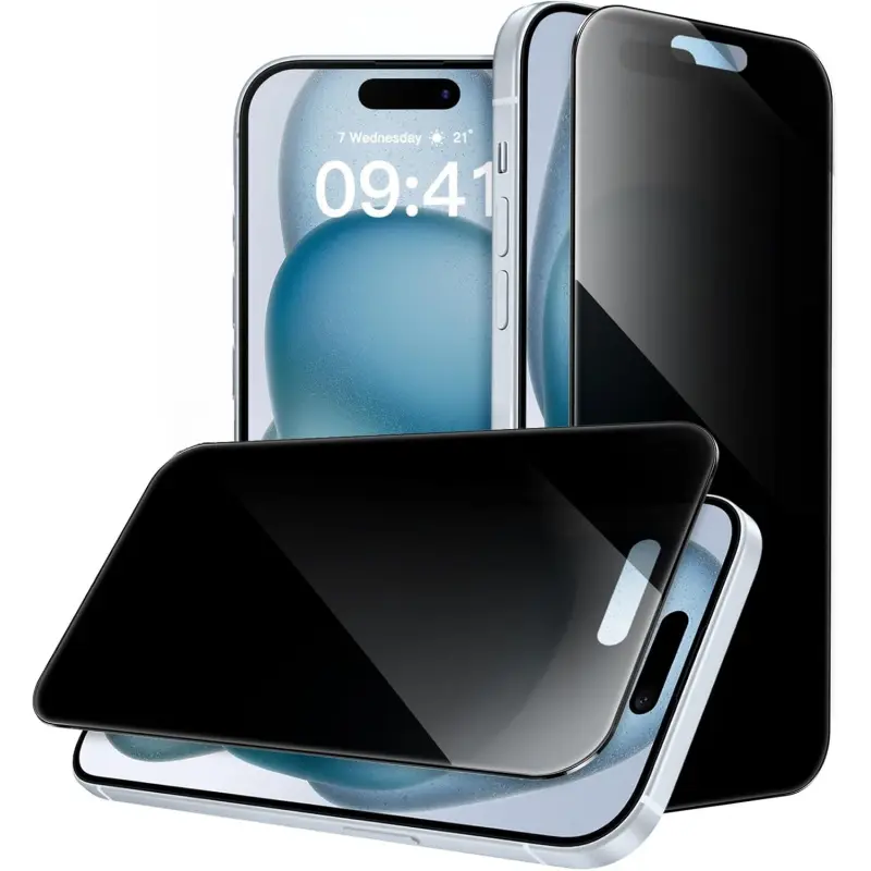 Tempered Glass Screen Protector for iPhone 18 Pro Max 18 Pro 17 Pro Max 16 15 14 13 Pro Max Plus Anti-Glare Anti-Spy Privacy Film, Smooth Responsive Touch, Easy Installation Handheld Devices Protection Accessories for iphone 18 Pro Max