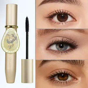 Aixilan-Vintage Angel Waterproof Mascara, Long-Lasting Volumizing And Lengthening Mascara, Smudge-Proof 24H Lash Lift, No Clumping Fibers, Intense Black Eyelash Makeup