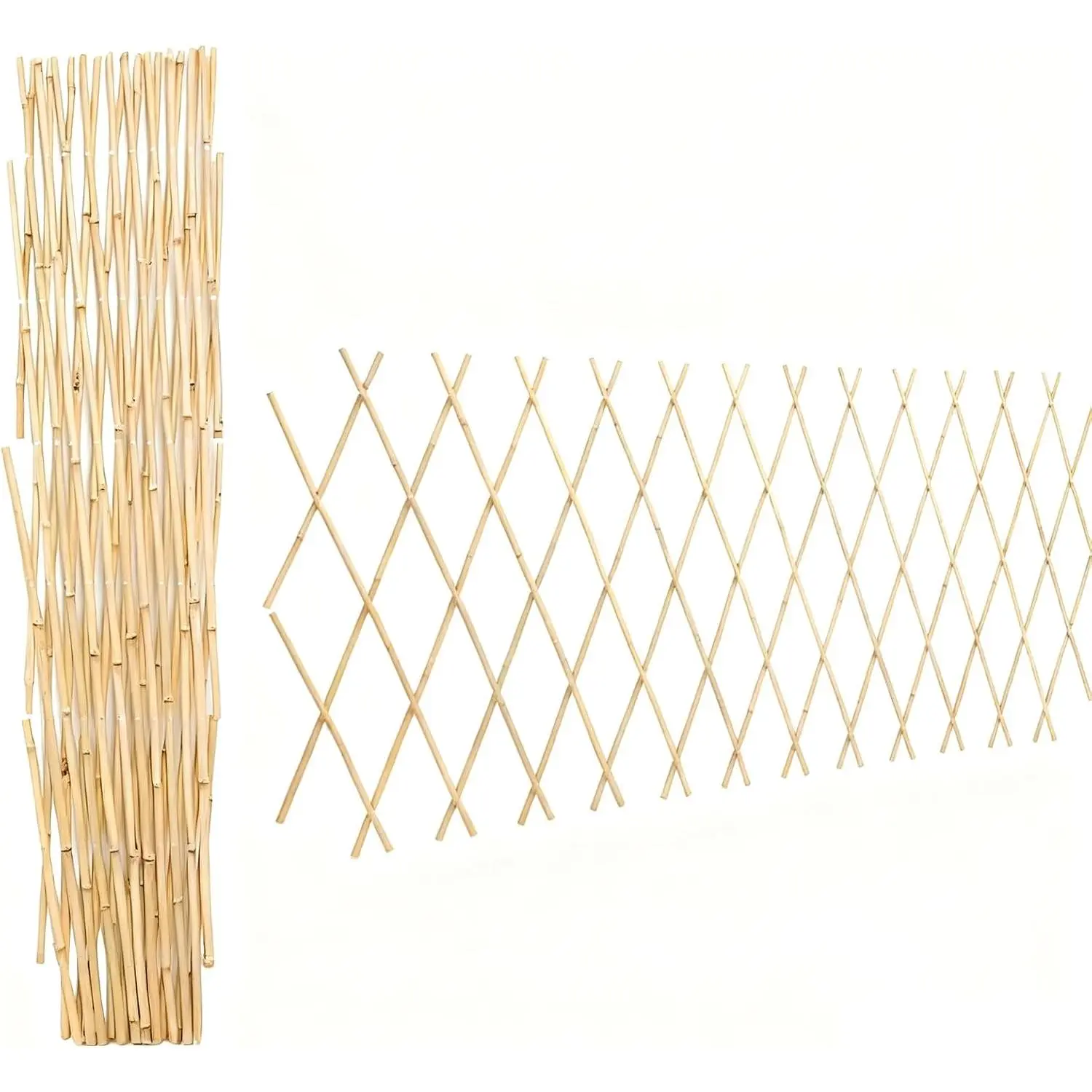 Trellis 36x92 Inch, Expandable Fence 3ft by 8ft, Outside Lattice Fence,  Decorative Fence for Climbing  Support or Outdoor Yard