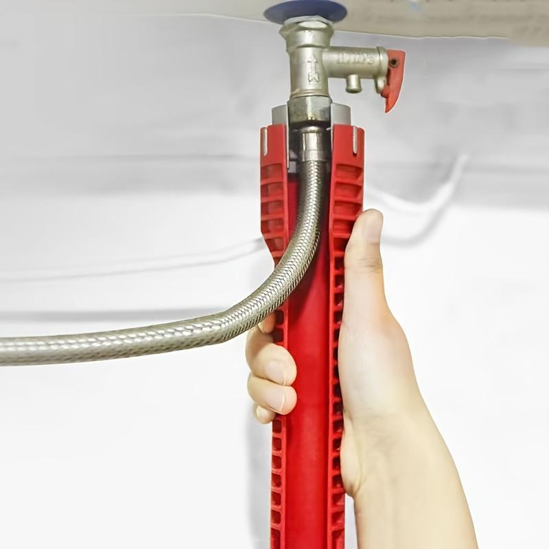 【JULIANG】8 in 1 Multi-functional Sink Wrench, Adjustable Wrench, Bathroom Water Pipe Faucet Installation Repair Tool, Multifunctional Wrench Suitable for Hotel/Restaurant/Commercial, Multifunctional Wrench Set