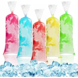 50-Count Leak-Proof Freezer Popsicle Bags (4x12 In), Food-Safe for Homemade Ice Pops & Smoothies, Ideal for Home & Outdoor Summer Parties, Super Absorbent Towel