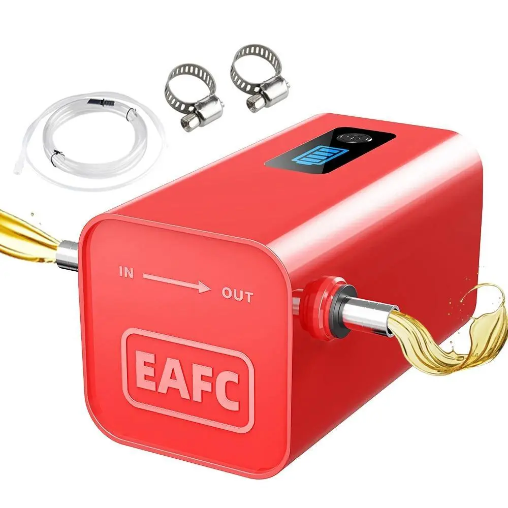 12V 60W Efficient Cordless Portable Oil Extractor Pump - No Tools Needed, Fast Oil Changer with Long Battery Life, Portable Pump for Car, Motorcycle (12V 60W Power)