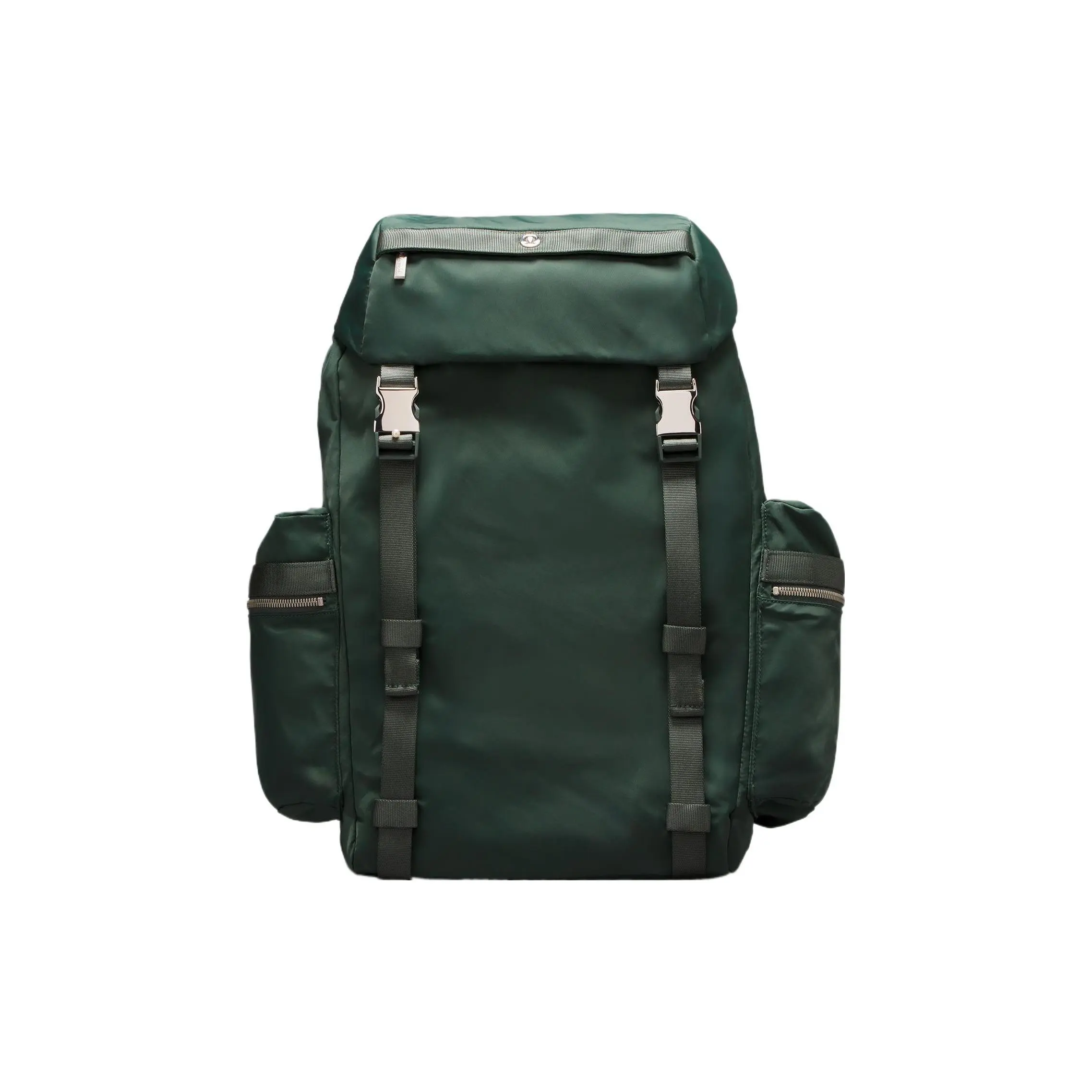 Lululemon Wunderlust 25L Backpack - Unisex, Functional Drawstring Nylon Small Carry On Adjustable Multi-Compartment Bag in Deep Forest Green, Small Backpacks, Carry On Backpacks