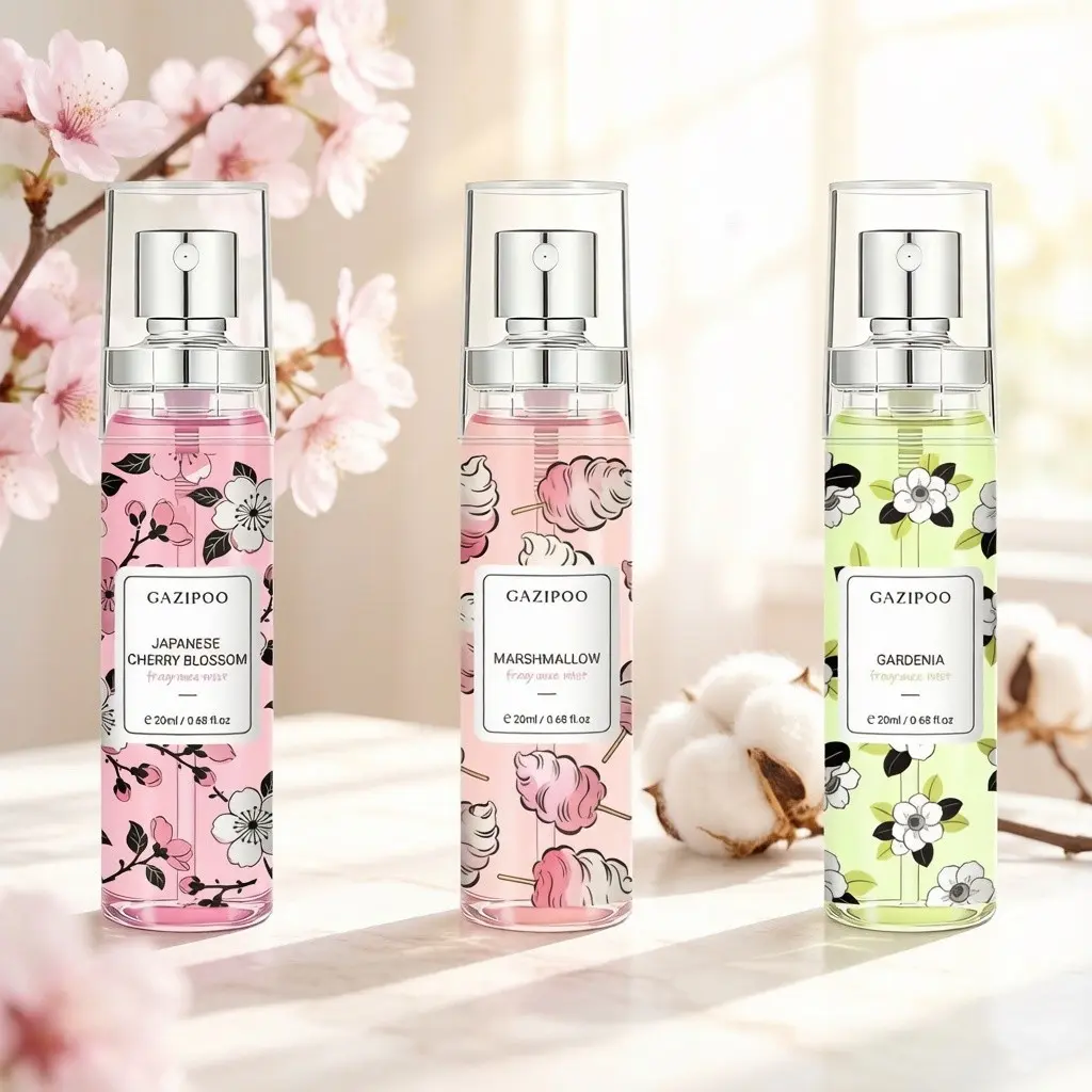 20ML Spray X3 Set, Cherry Blossom, Cotton Candy, Jasmine Scents, Different Moods, Various Occasions, Perfume Liquid, Single Item Pack, Mist Perfume, Floral Perfumes