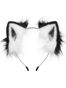 Handmade Custom Animal Ear Headband, Realistic Fox Ears Accessory, Cosplay Costume Cat Ear Headpiece, DIY Craft Supplies