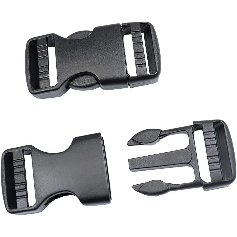 Heavy Duty Plastic Side Release Buckles Snap Clips Clasps Replacement Buckle for Backpack Strap