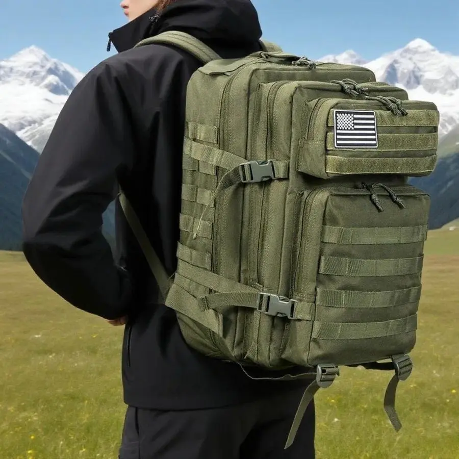 50L/30L Elite Tactical Backpack | 3X Stronger Work & Military Backpack | Resistant and Heavy Duty | 3 Day MOLLE Bug Out Bag