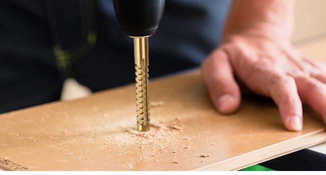 8 Pack Titanium Coated HSS Twist Drill Bits, 3-10mm Serrated Side Cutting Drill Bit Woodworking Tools for Plastic Metal Wood Hole