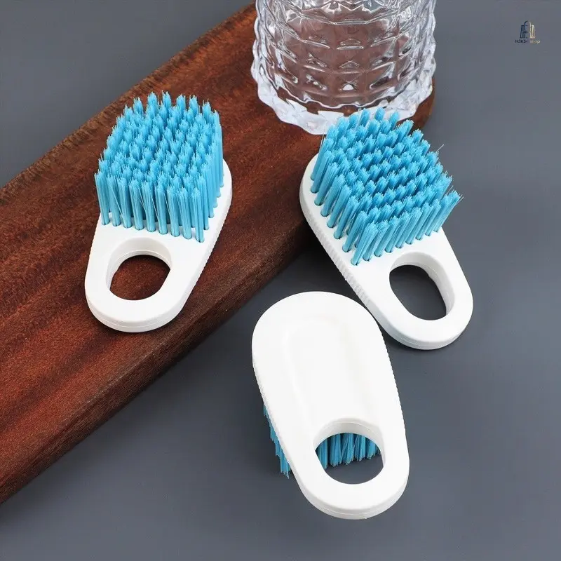 Multi Purpose Cleaning Brush, Popular Kitchen Scrub Brush for Cutting Board, Veggie Brush for Potato Carrot, Deep Gap Stain Remover, Durable Household Scrubber for Home Cooking Daily Cleaning